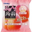 Orihiro Puru do and konnyaku jelly Peach (20gX6 pieces) X6 bags