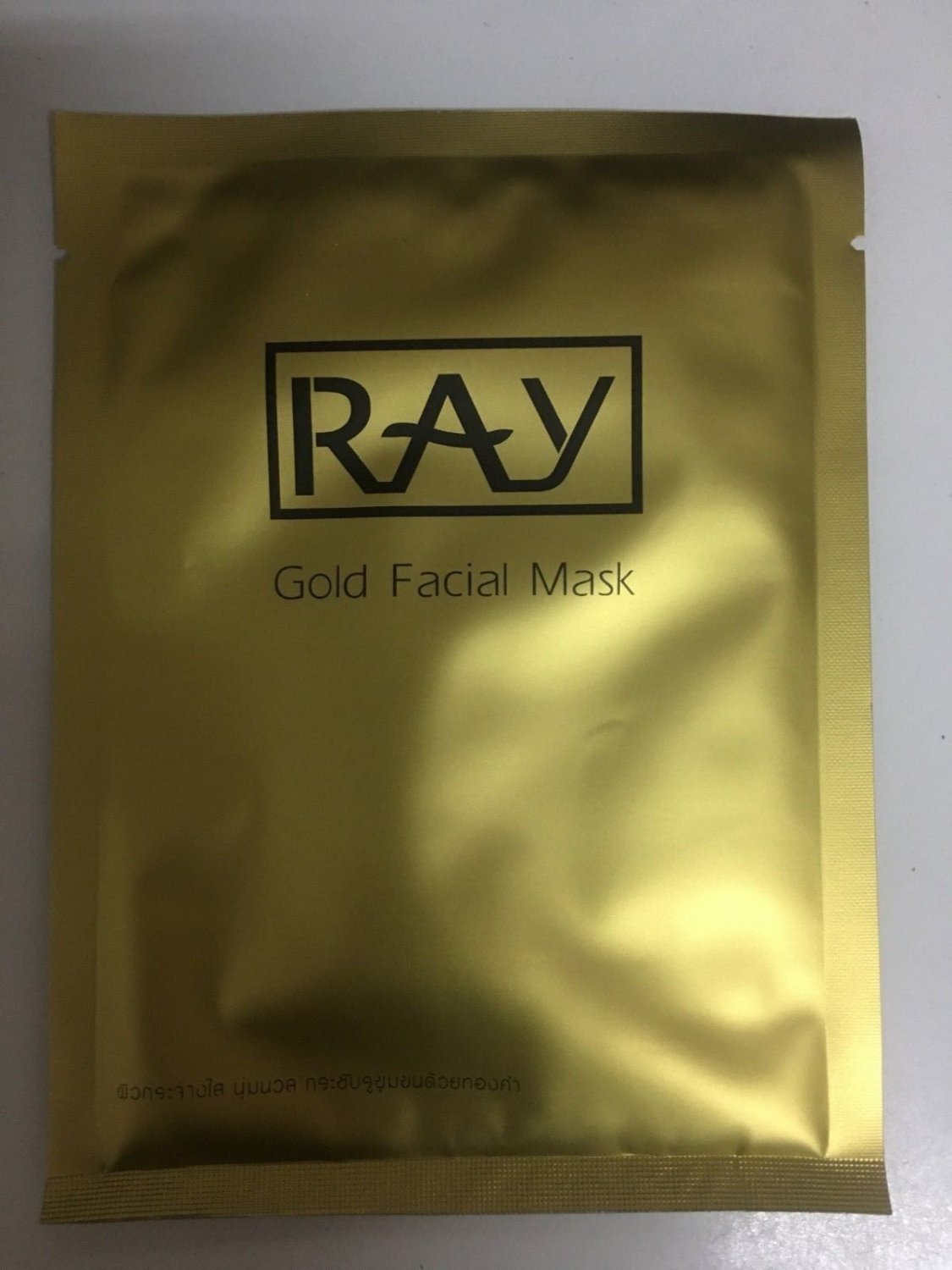 RAY Facial Mask 5 Pieces Import From Thailand (GOLD)