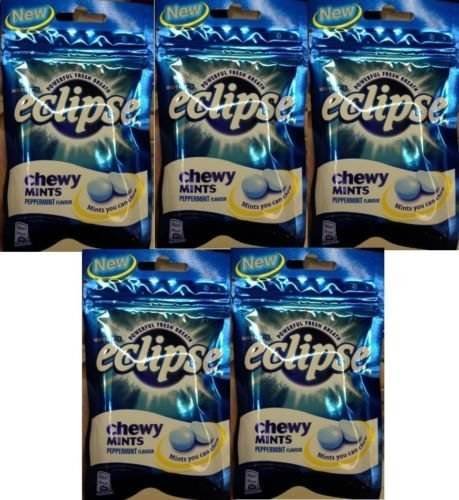 eclipse Powerful fresh breath Chewing Mints Peppermint flavour - 5 pcs