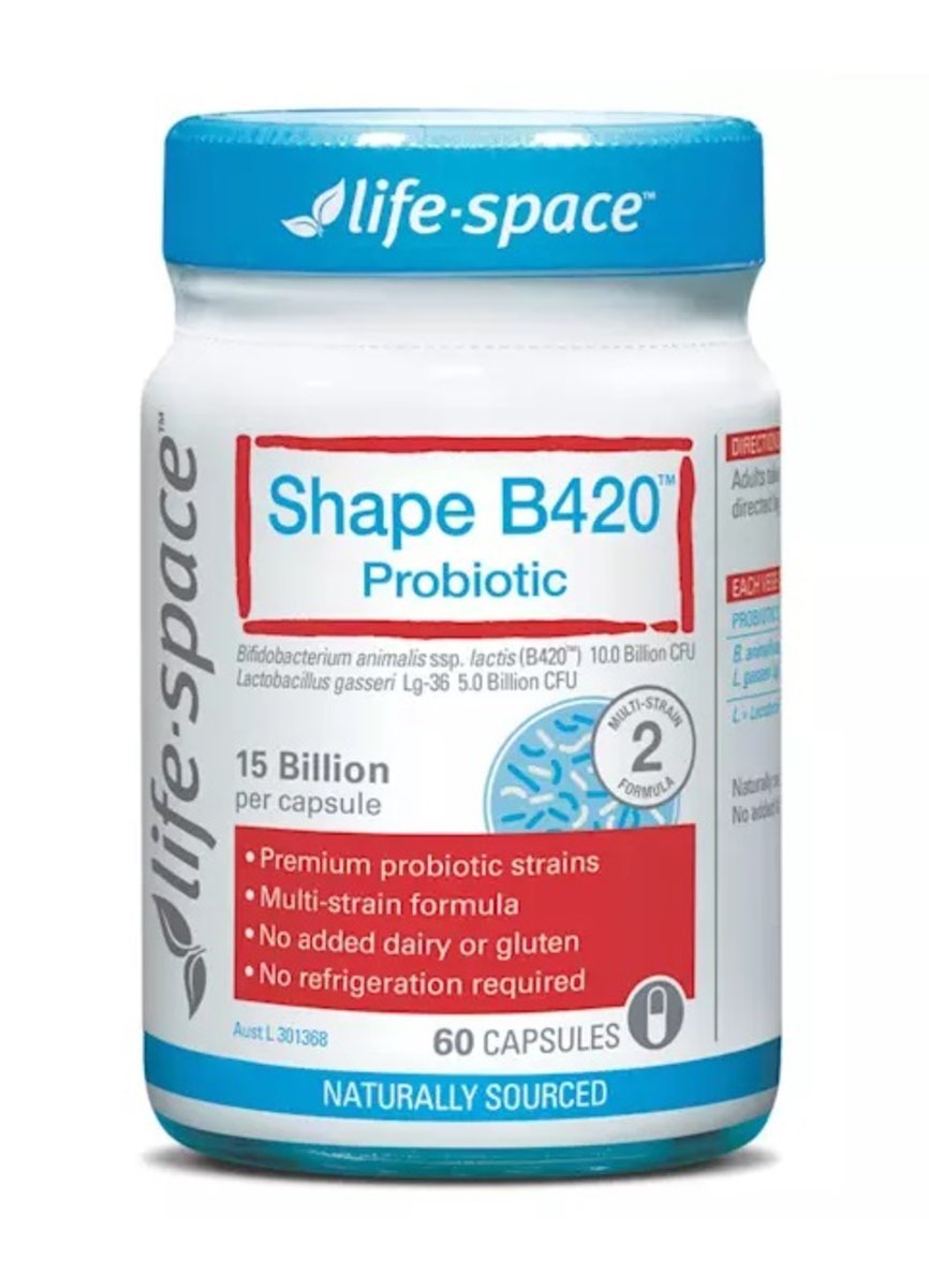 Life Space Shape B420 Probiotic 60 Capsules