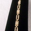Gold Rectangle Chain Link Bracelet