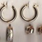 14kt Gold 3-Piece Earring Set