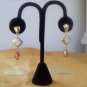 Goldtone Drop Clip on Earrings