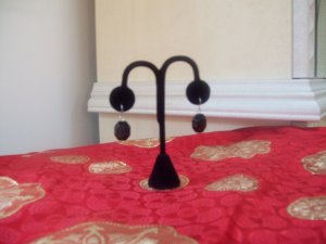 Black Dangle Earrings