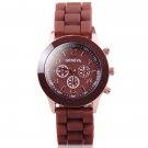 Geneva Candy Color Quartz Women Watch (Yellow)