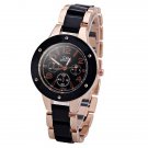 Dodge Quartz Watch with Analog Indicate Steel Watchband