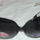 NWT Foster Grant Women''s Fashion Plastic Lux 5 Black Sunglasses 100% protection
