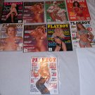 9 -1999 Playboy Magazine's- MISSING JAN, FEB, MARCH & AUGUST , 2 OF JULY ISSUE