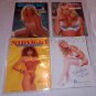4 PLAYBOY SUPPLEMENT LOT MIDNIGHT PLAYMATES, GARTER & LACE, EROTIC SENSATION ECT