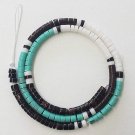 Green Turquoise Combination Heishi Beads (4 - 5mm / 18 Inches Strand)