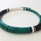 Graduated Green Turquoise Combination Heishi Beads (18 Inches Strand)