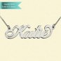 Sterling Silver Carrie Name Necklace Customizable Personalized Fine Jewelry