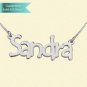 Sterling Silver Tree Style Name Necklace Customizable Personalized Fine Jewelry