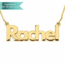 14K Gold Bold Print Name Necklace Customizable Personalized Fine Jewelry