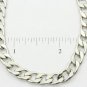 Silver Color Link Metal Chain  Bracelet Fashion Jewelry 1/4" Links