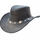 leather hat