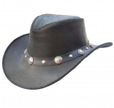 leather hat