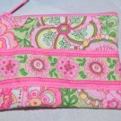 Vera Bradley Pink Handbag Clutch Made in USA