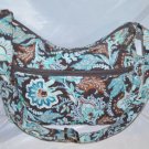 Vera Bradley Java Blue Large Hobo Shoulder Bag