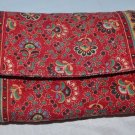 Vera Bradley Red Tri-Fold Checkbook Wallet