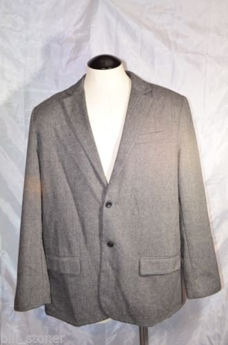 Old Navy Herringbone Wool Tweed Jacket Sport Coat Blazer XL Polyester Wool Blend