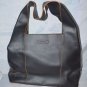 Baekgaard Black Pebbled Hobo Shoulder Bag