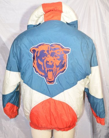 Chicago Bears Jacket Mens Pro Line Logo Athletic Full Zip NFL Generous Medium