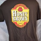 Honey Brown Lager Mens Cotton T Shirt XL Extra Large Gildan Advertising Promo