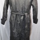 Leather Trench Coat Wilda Full Length Zip Out Lining Large