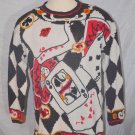 Hand Knit Limited Ugly Christmas Sweater Knit Playing Cards S Small