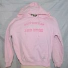John Deere Girls 8 / 10 Sweatshirt Hoodie Pink Varsity Cotton Blend