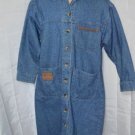 CALAMITY JEANS RARE Vintage Demin Jean Jacket Women's Long Size Medium Made USA