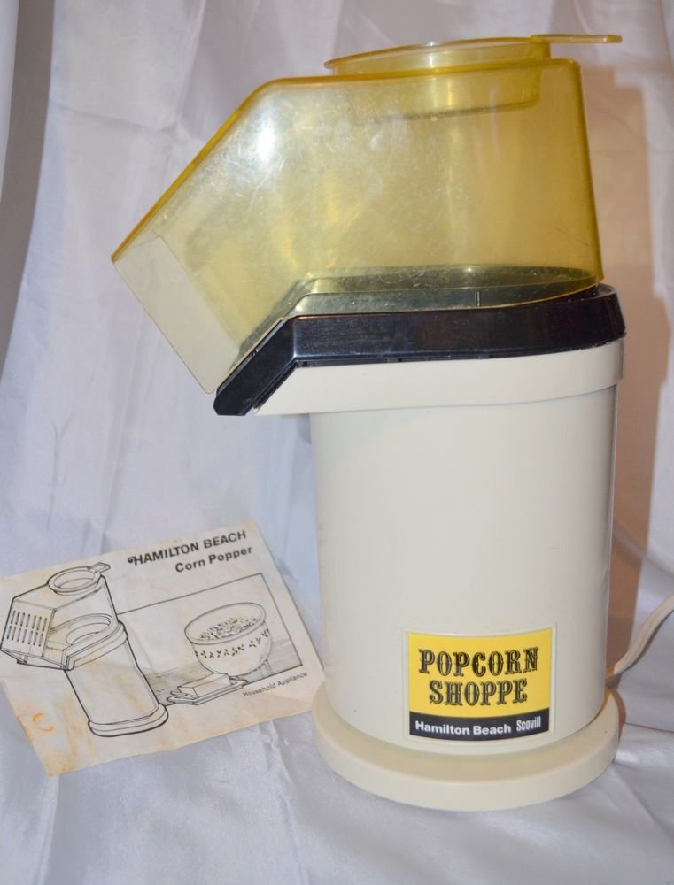 hamilton beach hot air popcorn popper