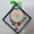 FIONA JEWELRY CHRISTMAS HOLIDAY BRACELET BIG HOLE BELLS BEADS