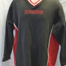 Nike Team Large Pullover Sweatshirt Basketball Black White and Red Trim