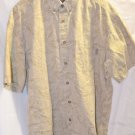 Woolrich  MEN Short Sleeve FISH Print Shirt Cotton XL Front Pocket