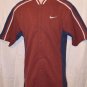 MEN'S SIZE MEDIUM NIKE MAROON FRONT SNAP SHIRT RN 56323