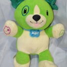 LEAPFROG MY PAL SCOUT PLUSH LEARNING MUSICAL TOY GREEN TALKING LIGHT-UP DOG