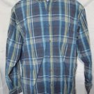 MENS BIT AND BRIDLE Plaid WESTERN SHIRT L Large Cotton