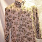 WOOLRICH Hunt Fishing Shirt Flying Ducks Size XL Cotton