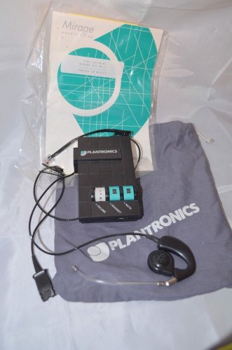 PLANTRONICS M10 Amp with 4B5 HEADSET NICE Condition