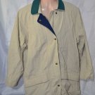 Eddie Bauer Outdoor Outfitters Mens Beige Zip Up Jacket Coat Size Medium