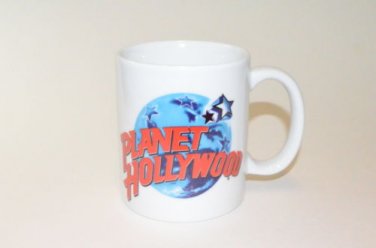Planet Hollywood Coffee Mug Cup White Large Logo