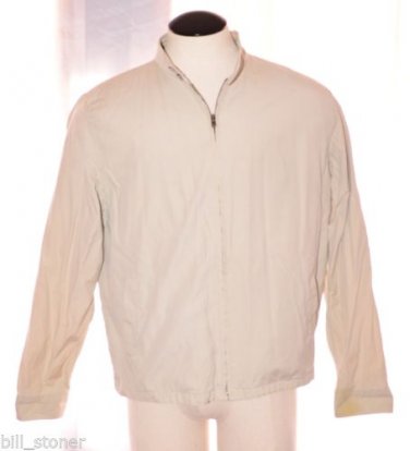 Eddie Bauer Full Zip 100% Cotton Jacket Lightweight Medium