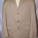 Mens Lauren Ralph Lauren Three Button Sport Coat Suit Jacket 44R Pure Wool