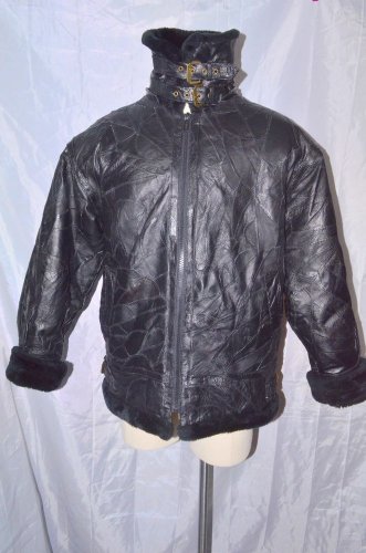 Legacy Original Leatherwear Black Lined Coat Large Steam Punk Vintage
