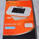 Wii U GamePad Protector Kit Case Squeegee Cleaning Cloth