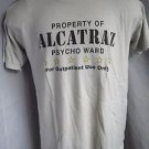Vintage Men's Large T Shirt Alcatraz Psycho Ward Outpatient Use Humor Graphic