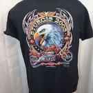 2003 Sturgis Harley Davidson South Dakota T Shirt XL Black Short Sleeve Cotton
