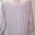 Brooks Brothers Purple Micro Checked Dress Shirt 16 1/2 x 35 Non Iron Cotton